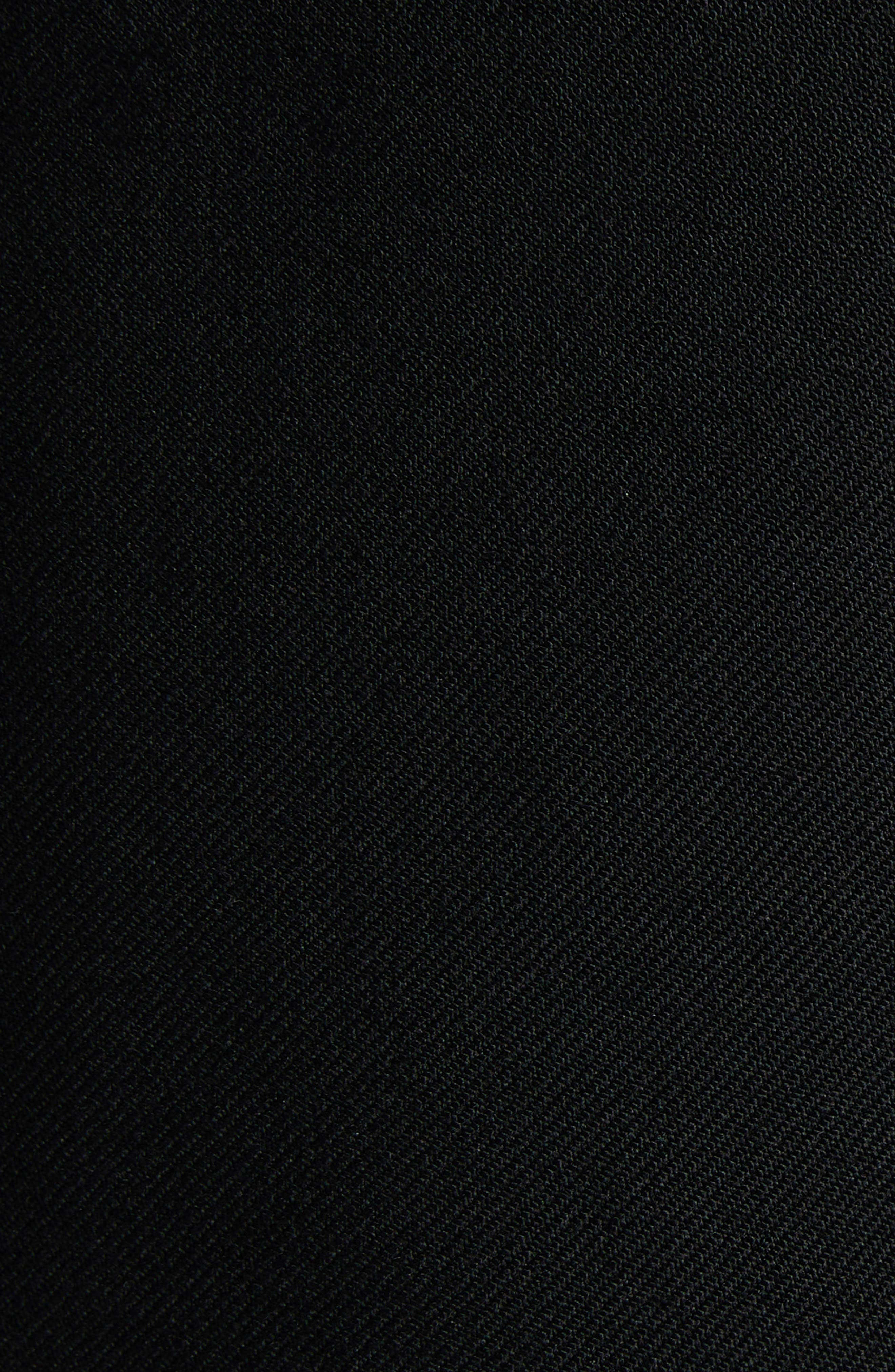 McQueen Dart Wool Stretch Gabardine Midi Skirt in Black at Nordstrom - 6