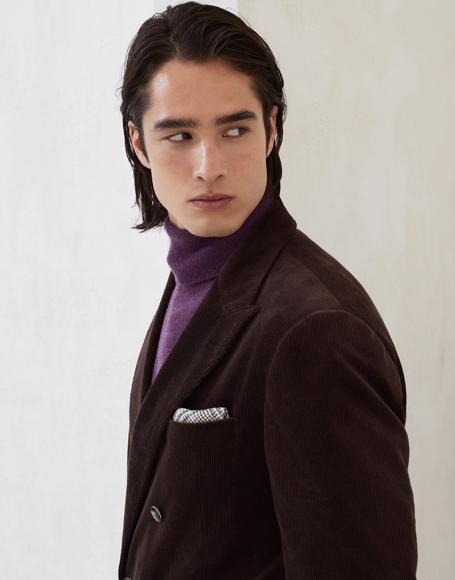 Silk Prince of Wales pocket square - 3