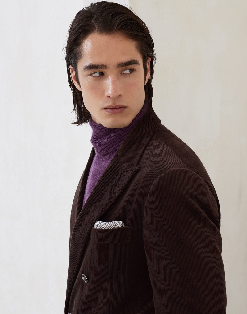 Silk Prince of Wales pocket square 3