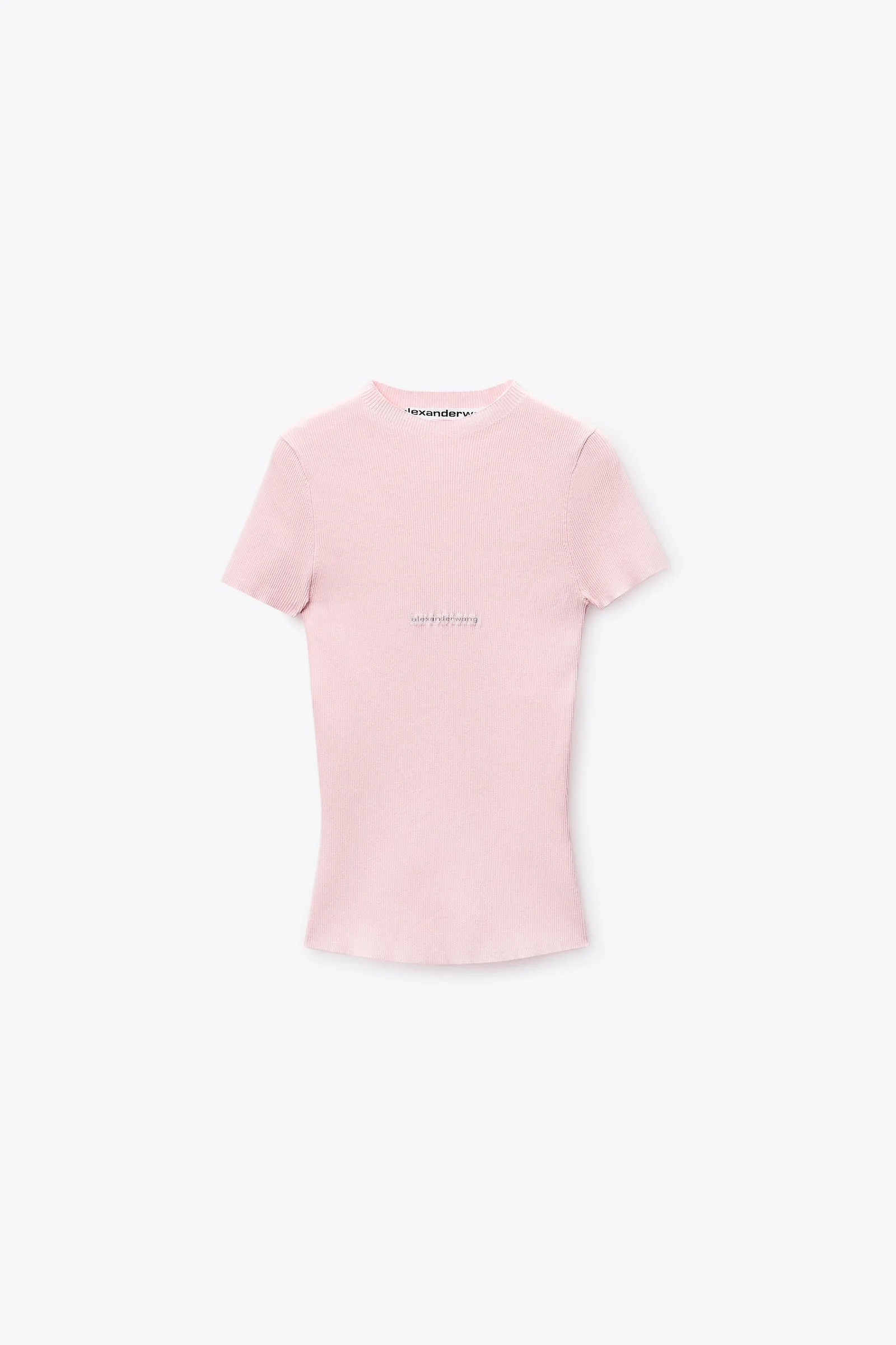 knit logo baby tee - 1