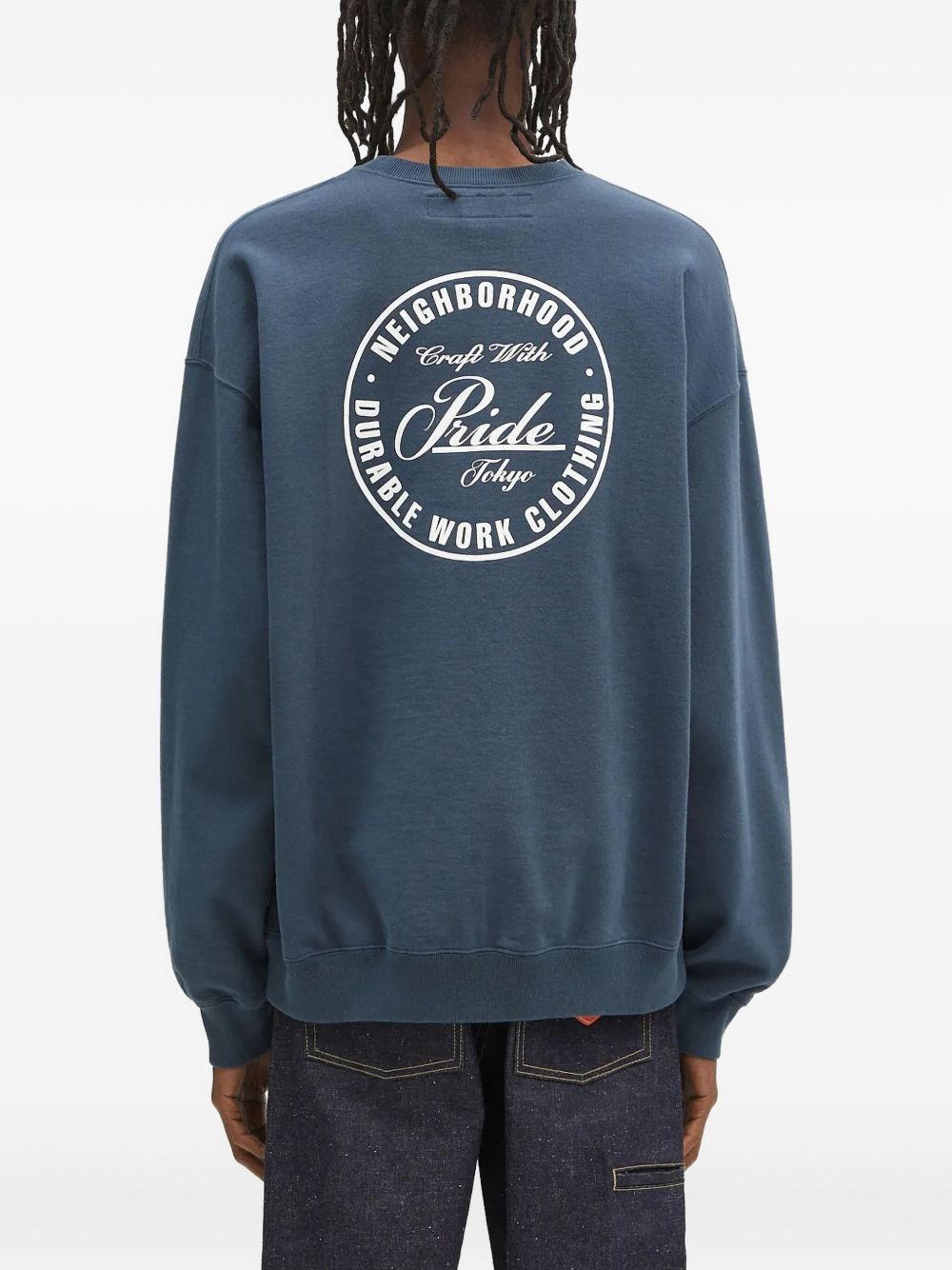 crew neck logo sweatshirt - 4