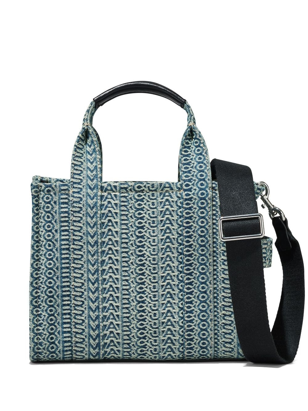 monogram jacquard tote bag - 1