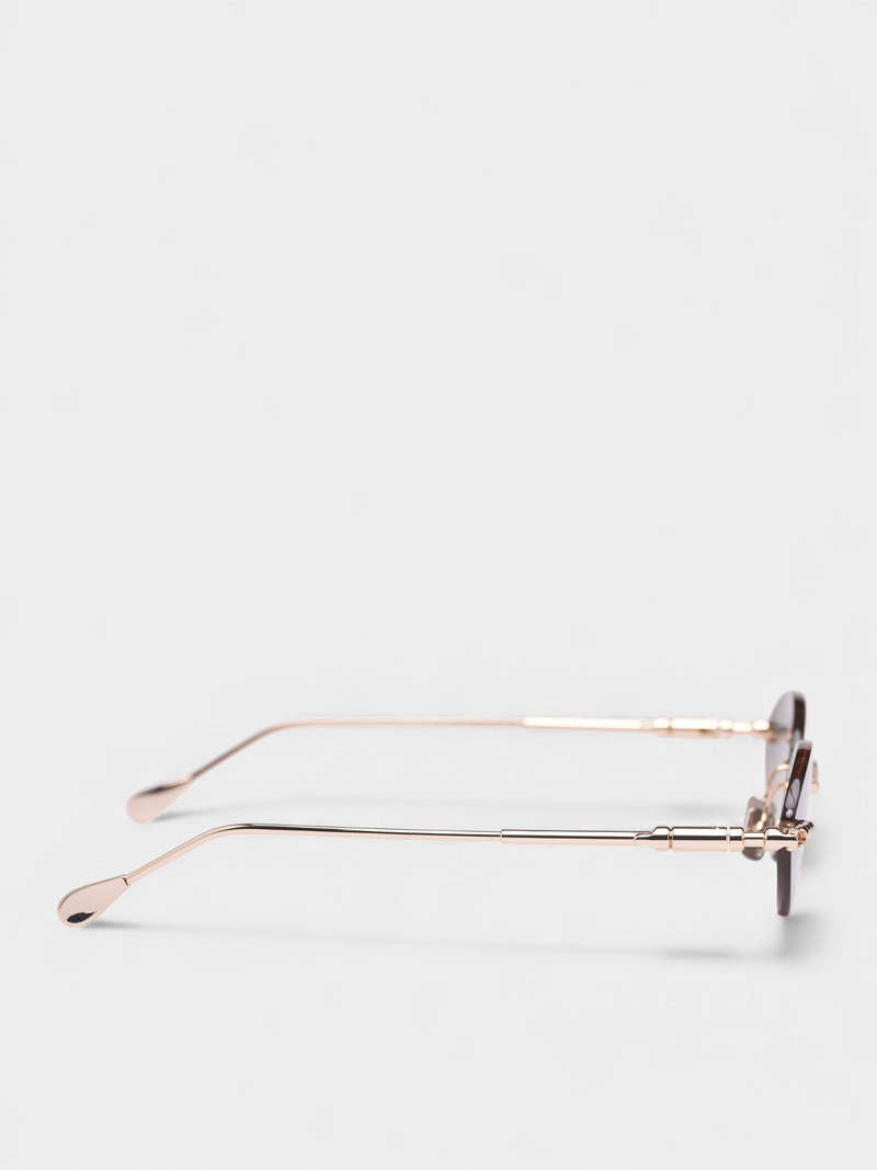 Kuboraum Metal Oval Rimless Gradient Sunglasses outlook