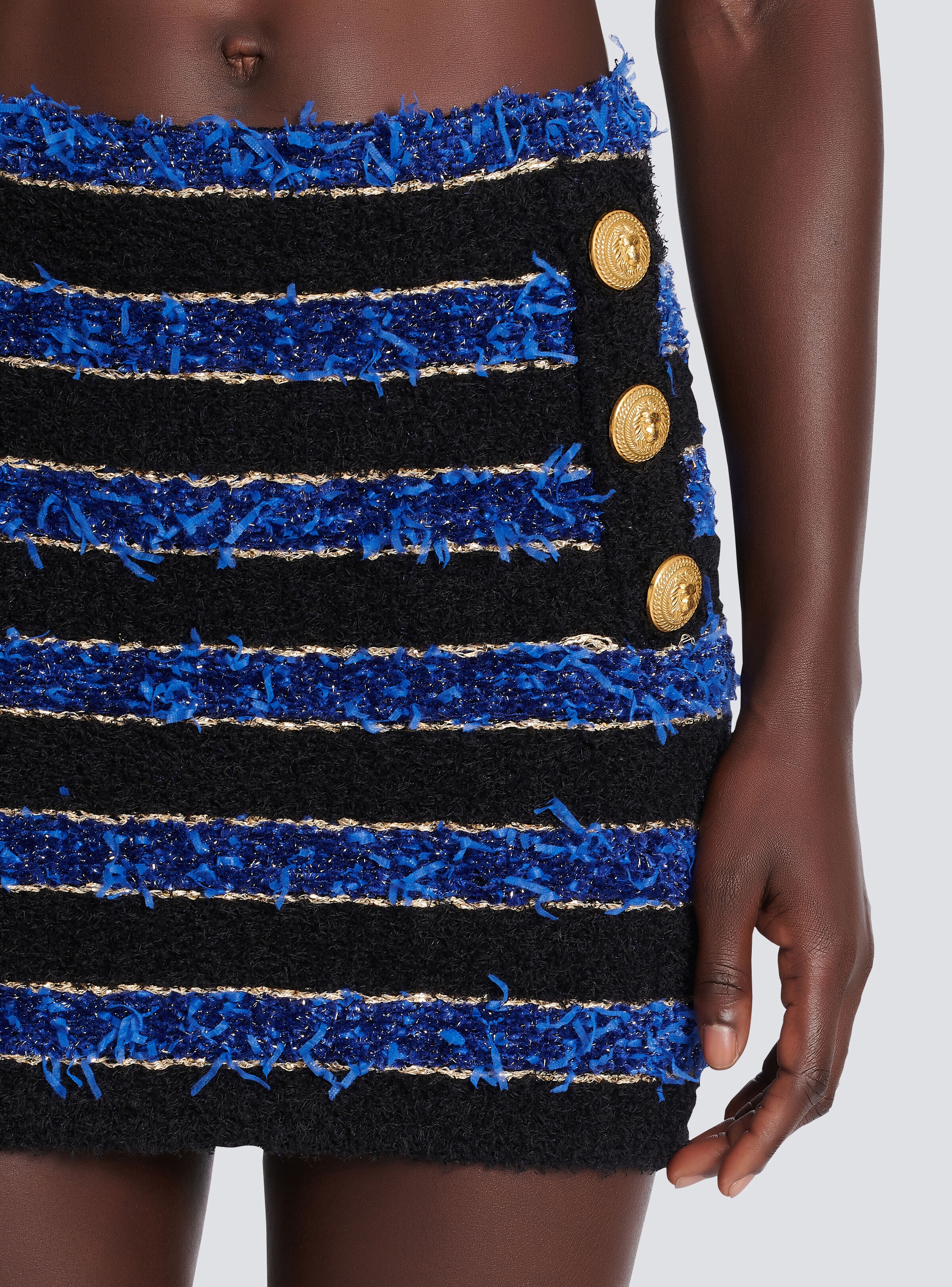 Striped tweed skirt - 6