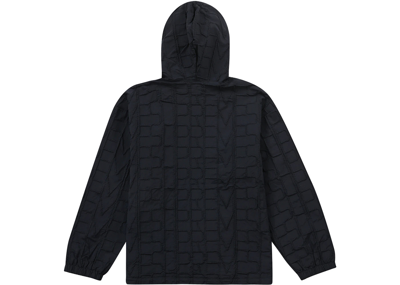 Supreme Repeat Stitch Anorak Black - 2