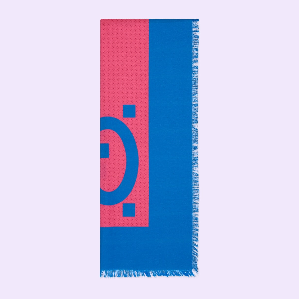 Maxi GG cotton silk scarf - 2