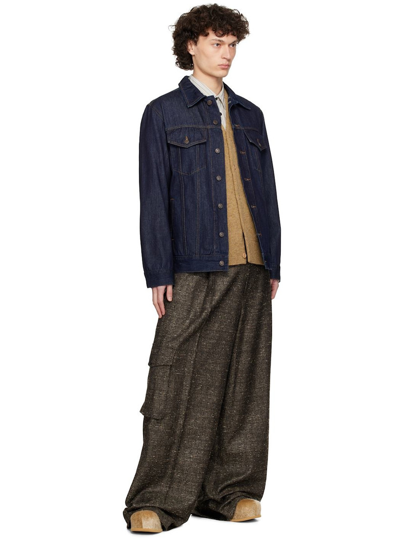 Dries Van Noten Beige Shearling Slip-on Loafers outlook