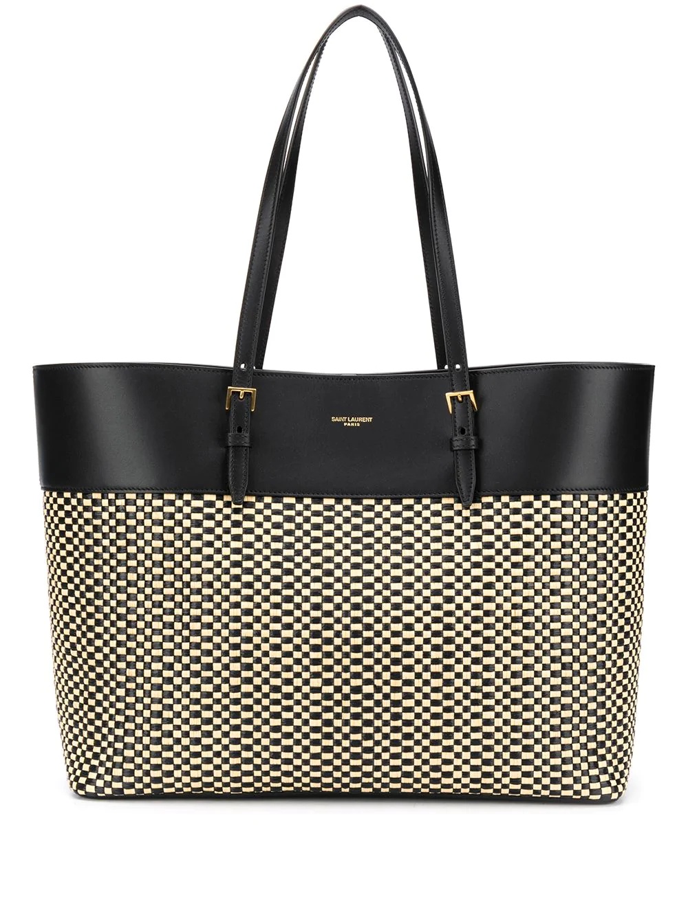 medium Bouclé shopper tote - 1