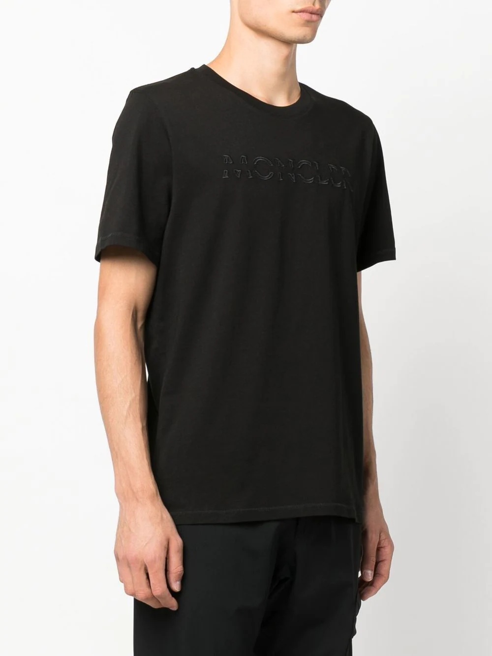 spliced logo-print T-shirt - 3