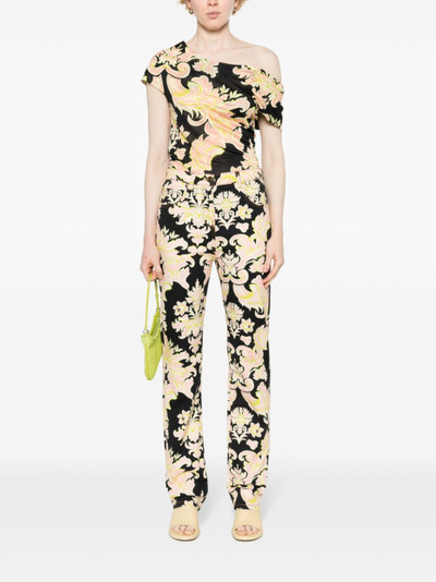 Etro floral-print crepe blouse outlook