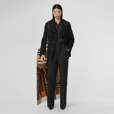 Burberry Long-sleeve Mohair Wool Jumpsuit outlook