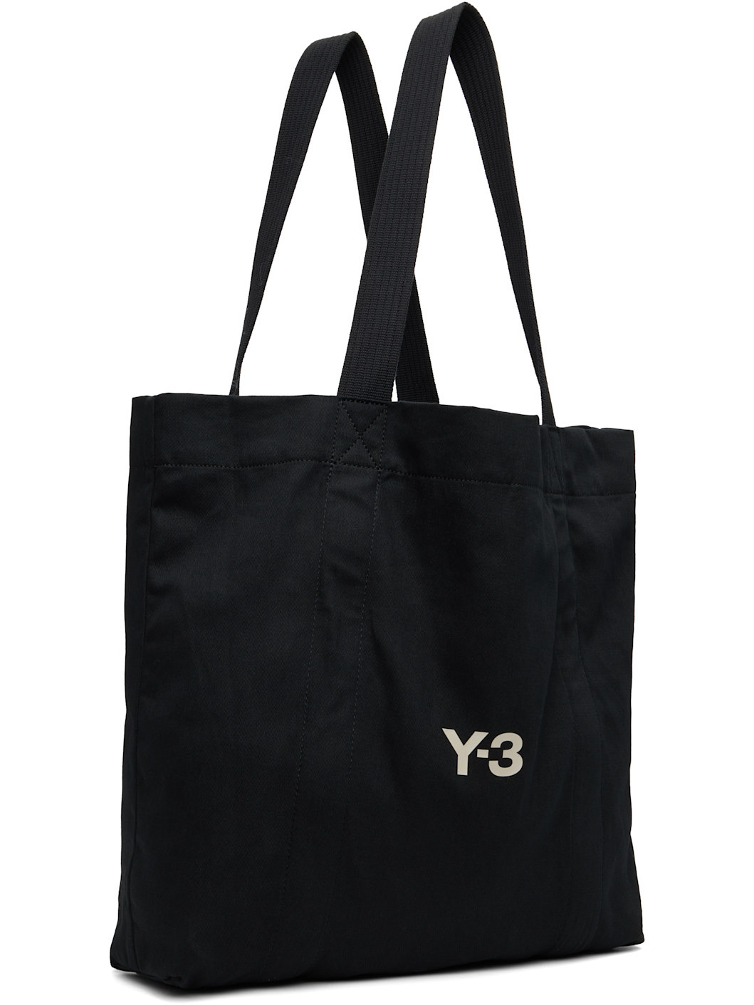 Black 'Y-3' Canvas Tote - 2