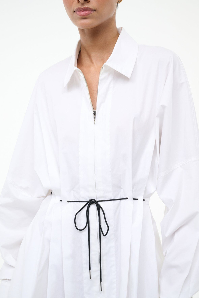 STAUD CHI DRESS WHITE 5