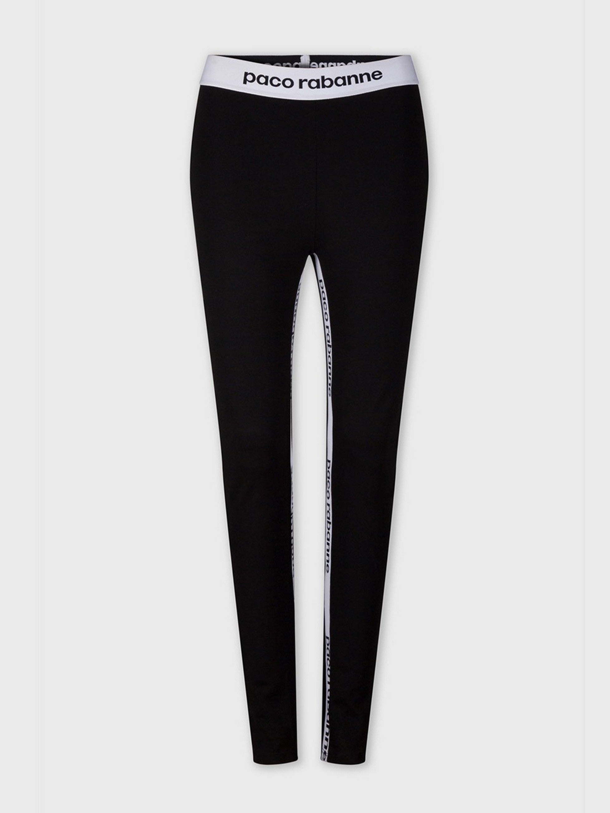 PACO RABANNE Printed stretch-jersey leggings