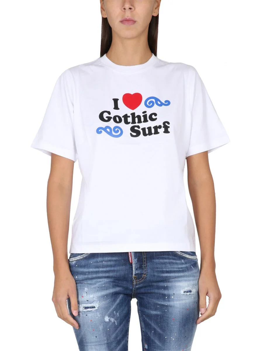 DSQUARED2 T-SHIRT WITH LOGO - 1