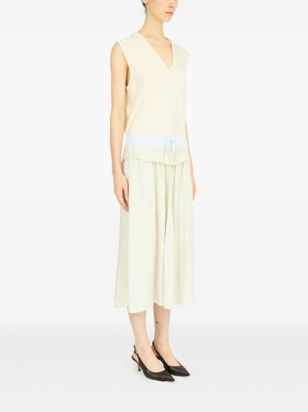 poplin midi skirt - 3