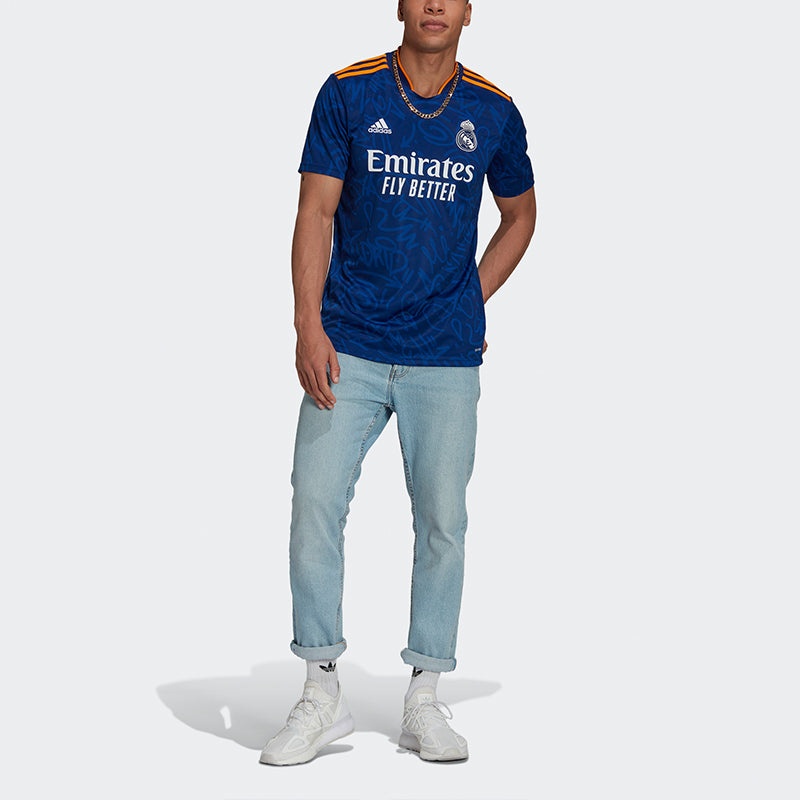 adidas Real Madrid SW Fan Edition Away Jerseys 'Blue' H40942 - 3