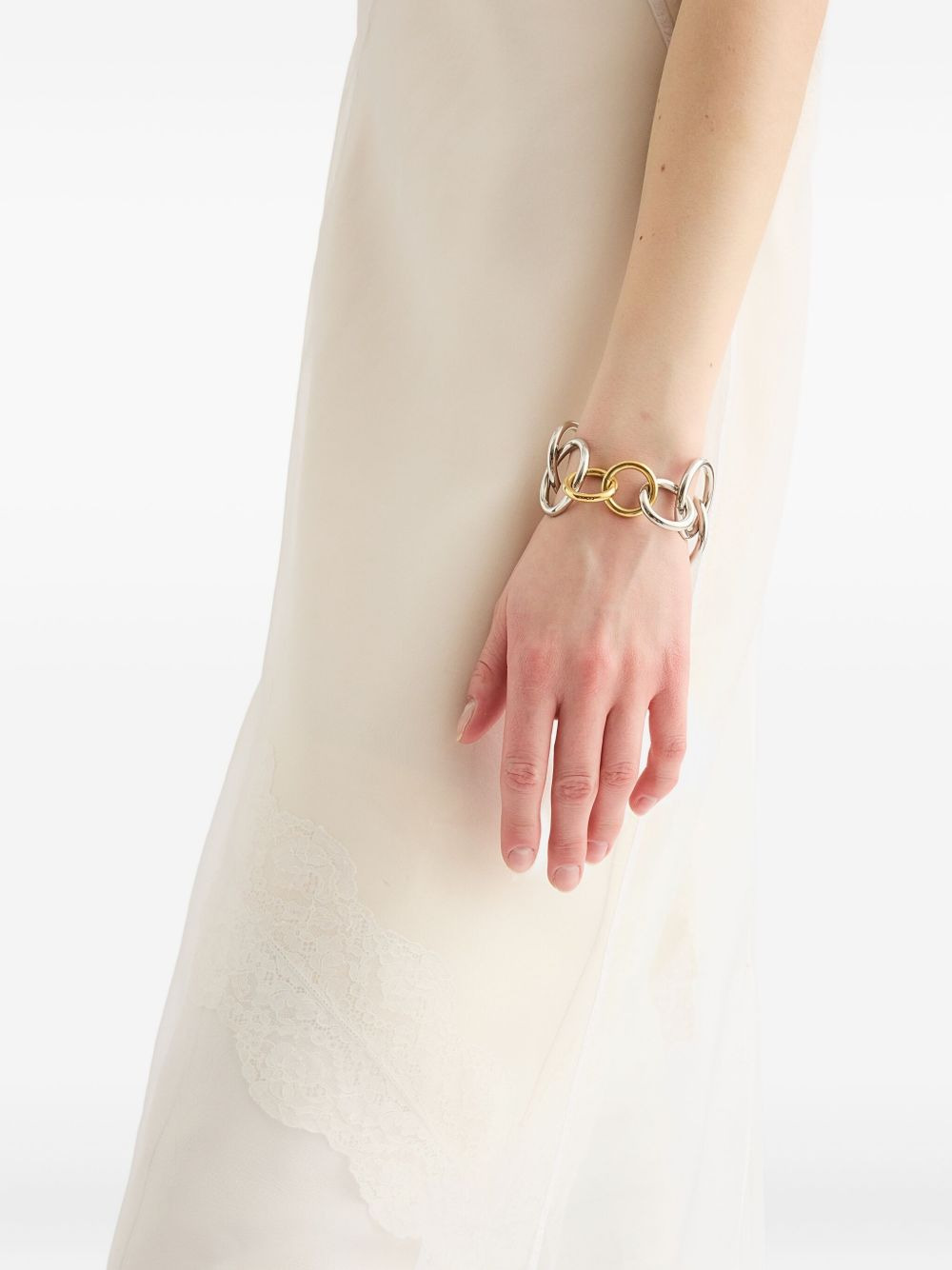 interlocking chain bracelet - 2