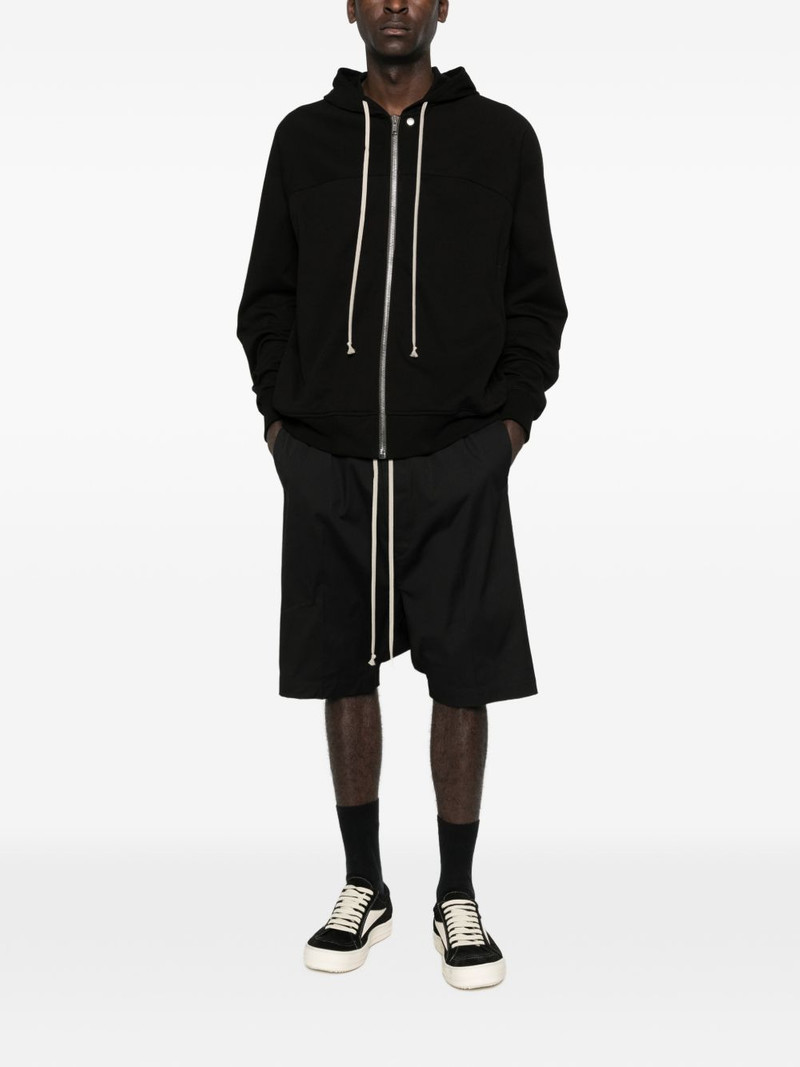 Rick Owens drawstring drop-crotch shorts outlook