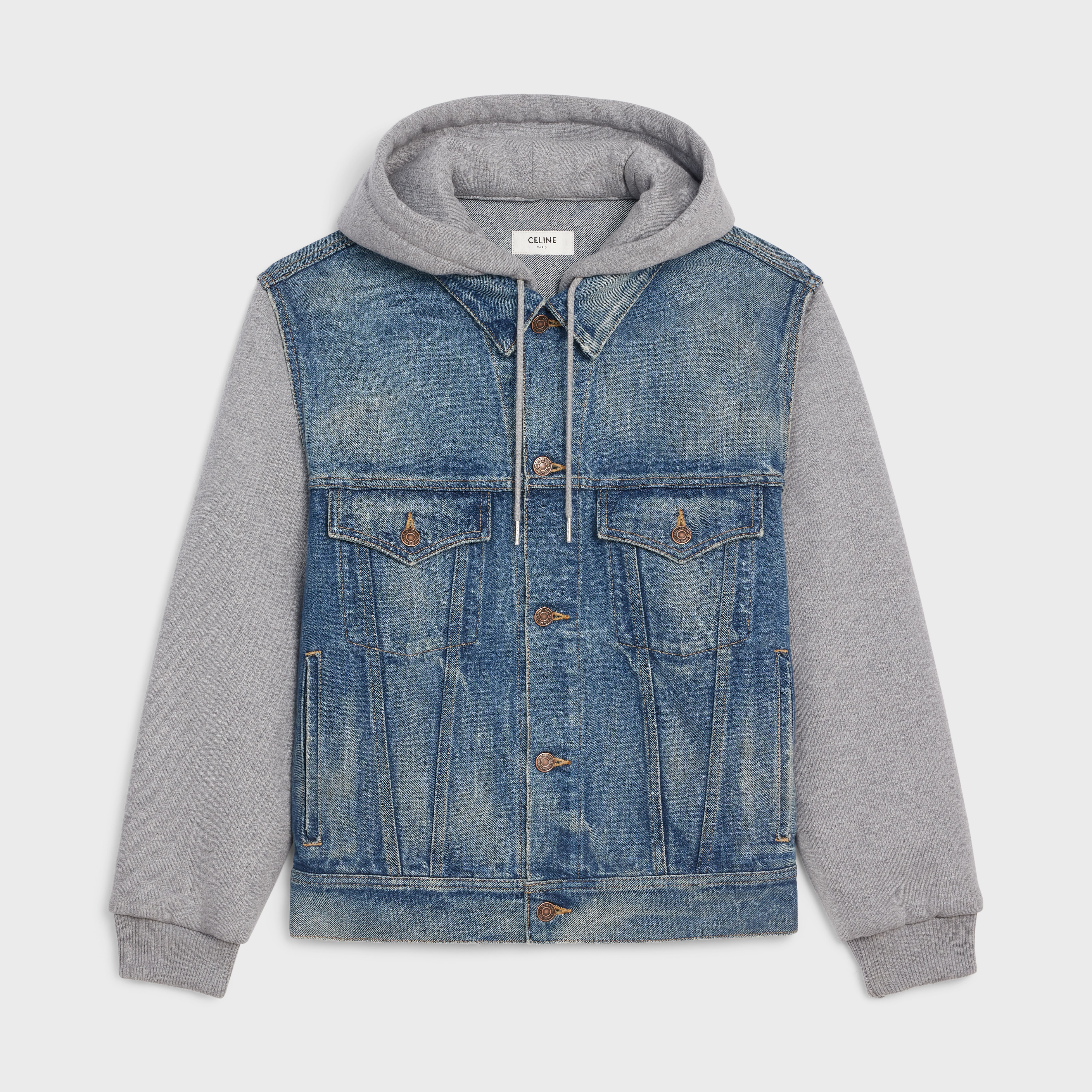 TRUCKER JACKET IN UNION WASH DENIM - 1