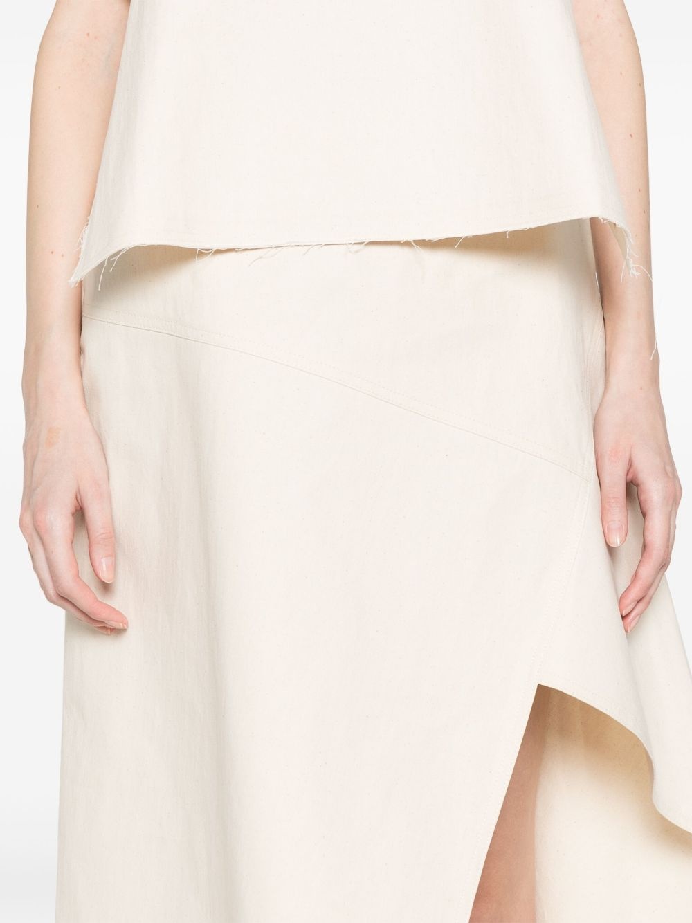 panelled midi skirt - 5