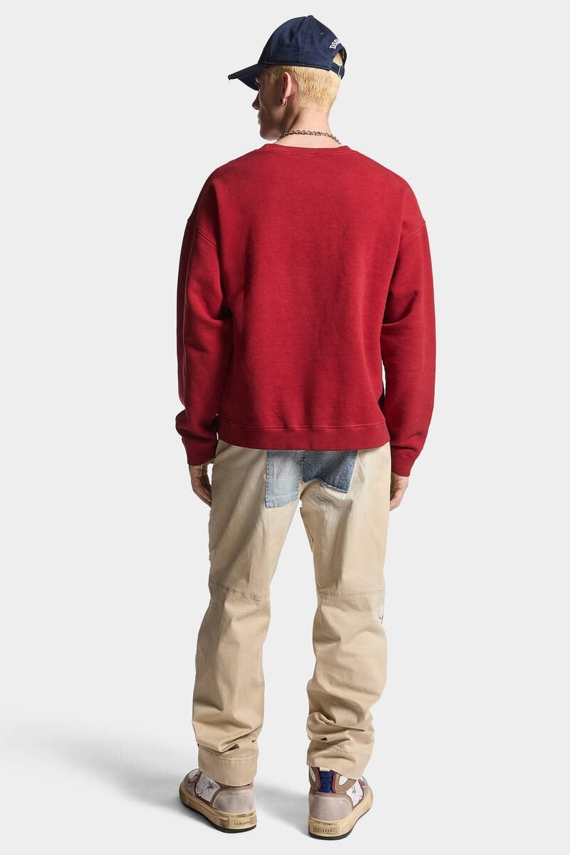 DENIM PATCHWORK COTTON DRILL OSAKA PANTS - 4