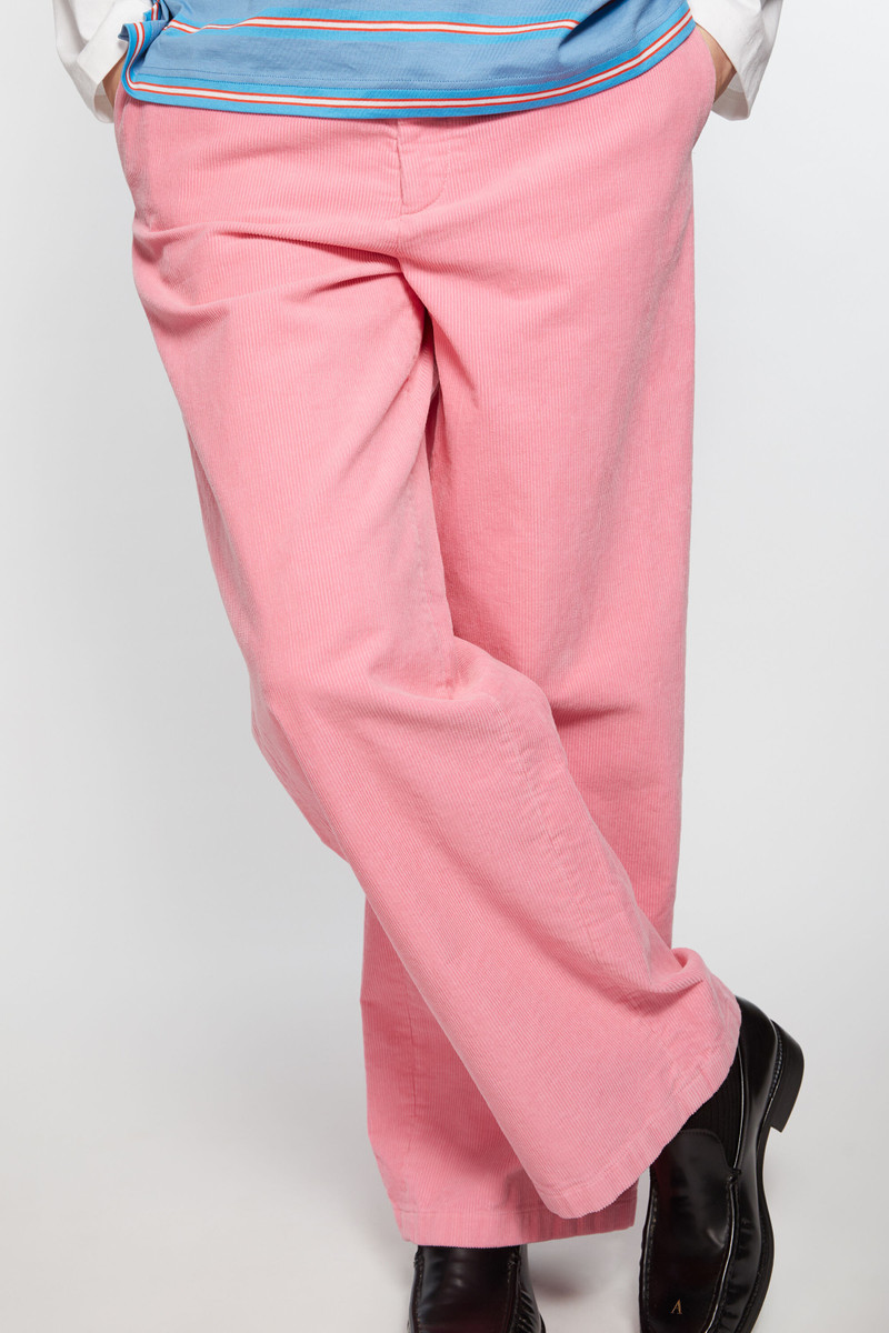 Cord trousers - Tango pink 5