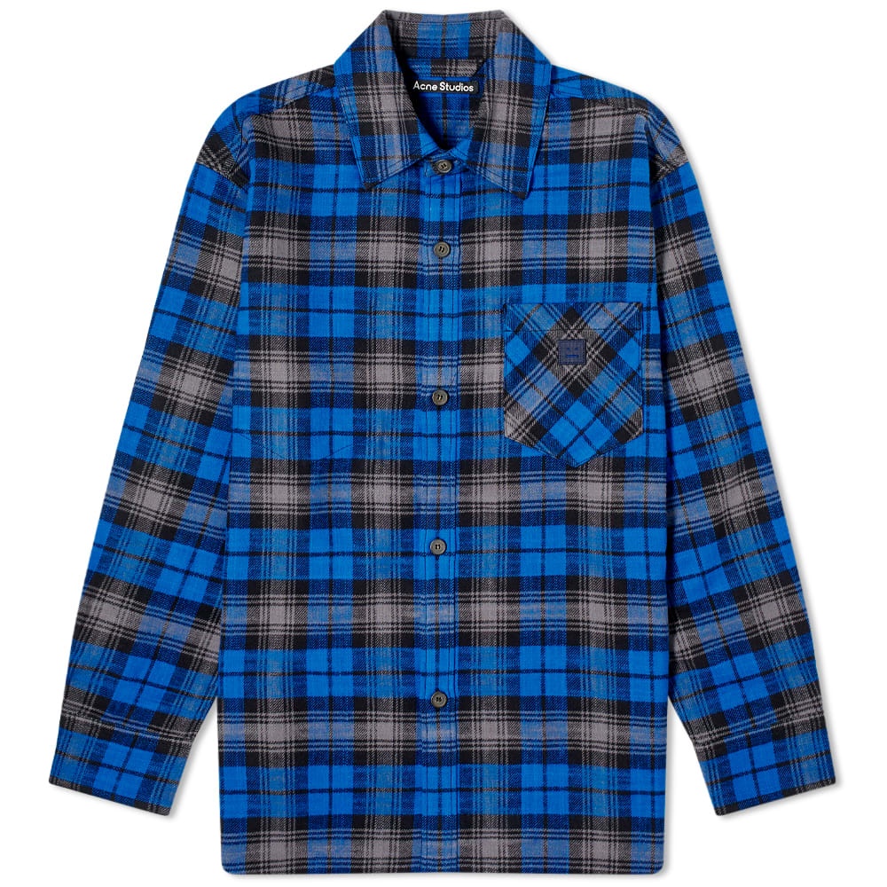 Acne Studios Salak Flannel Face Shirt - 1