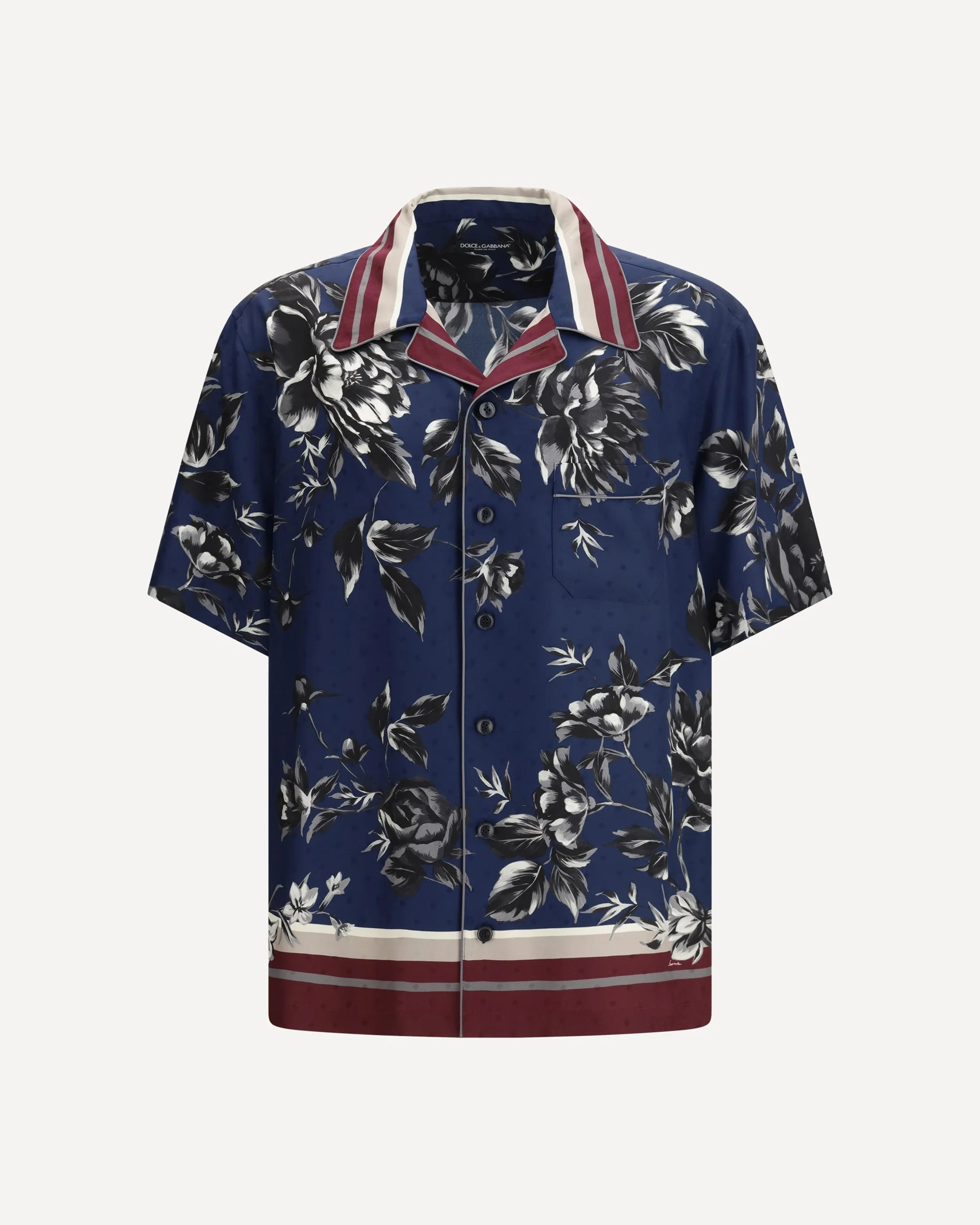 Silk Short-Sleeve Shirt - 1