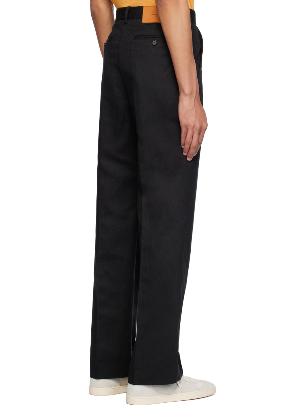 Black Relaxed Primo Trousers - 3