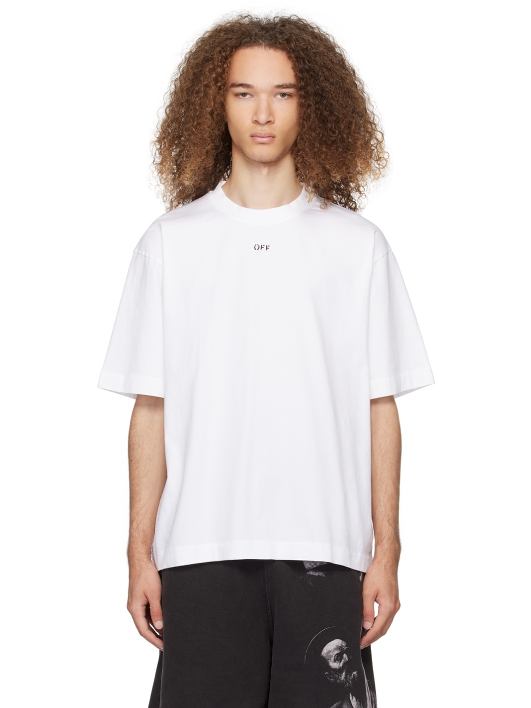 White Stamp Skate T-Shirt - 1