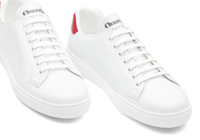 Boland s
Rois Calf Sneaker White/scarlet 4