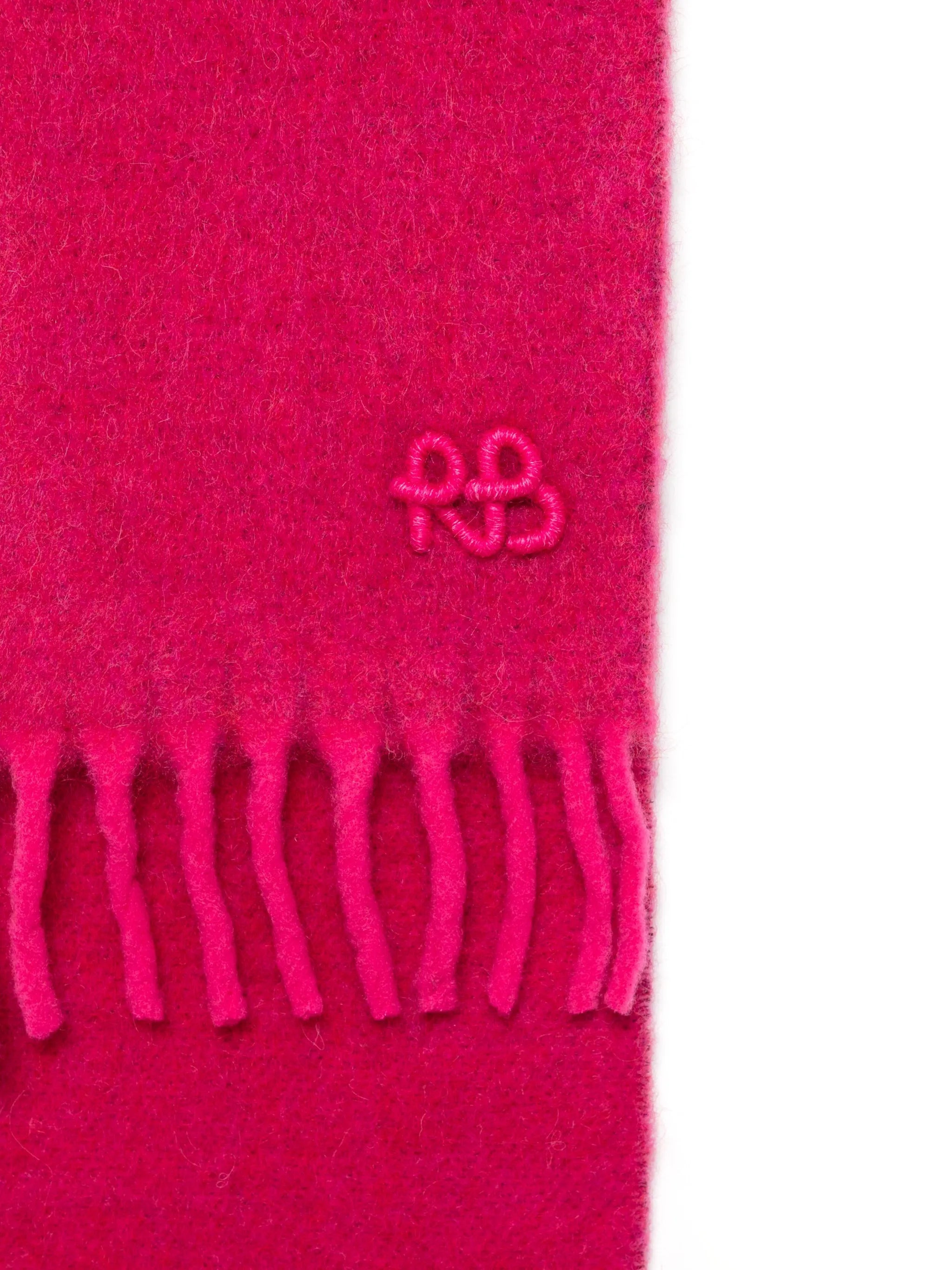 logo-appliqué scarf - 2