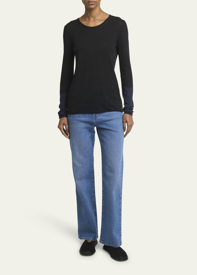 Proenza Schouler Lewis Bicolor Sleeve Sweater outlook