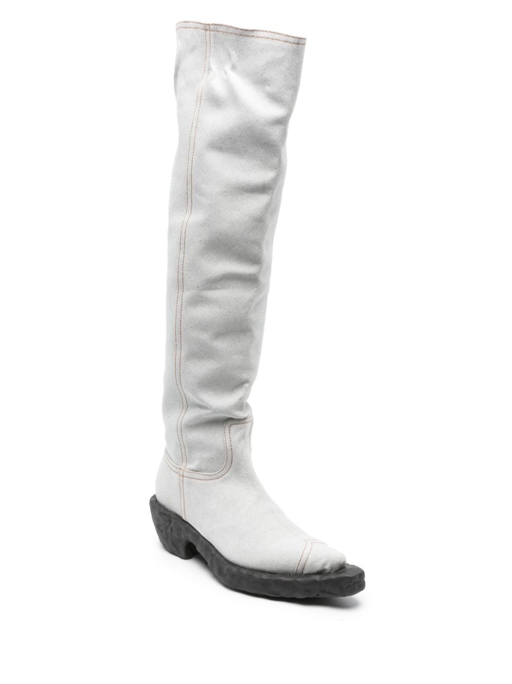 Venga denim knee-high boots - 2