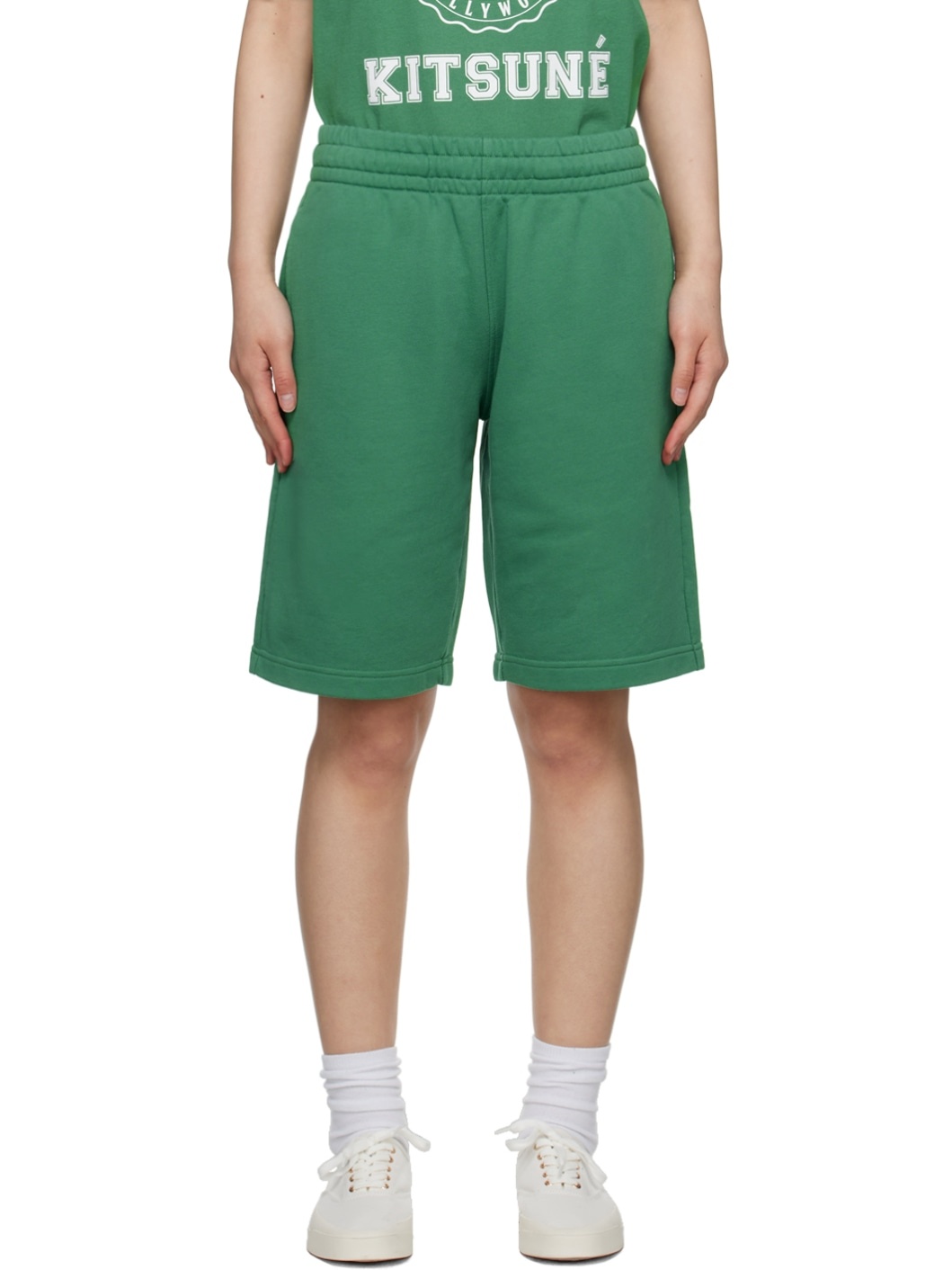 Green Hotel Olympia Edition Crest Shorts - 1