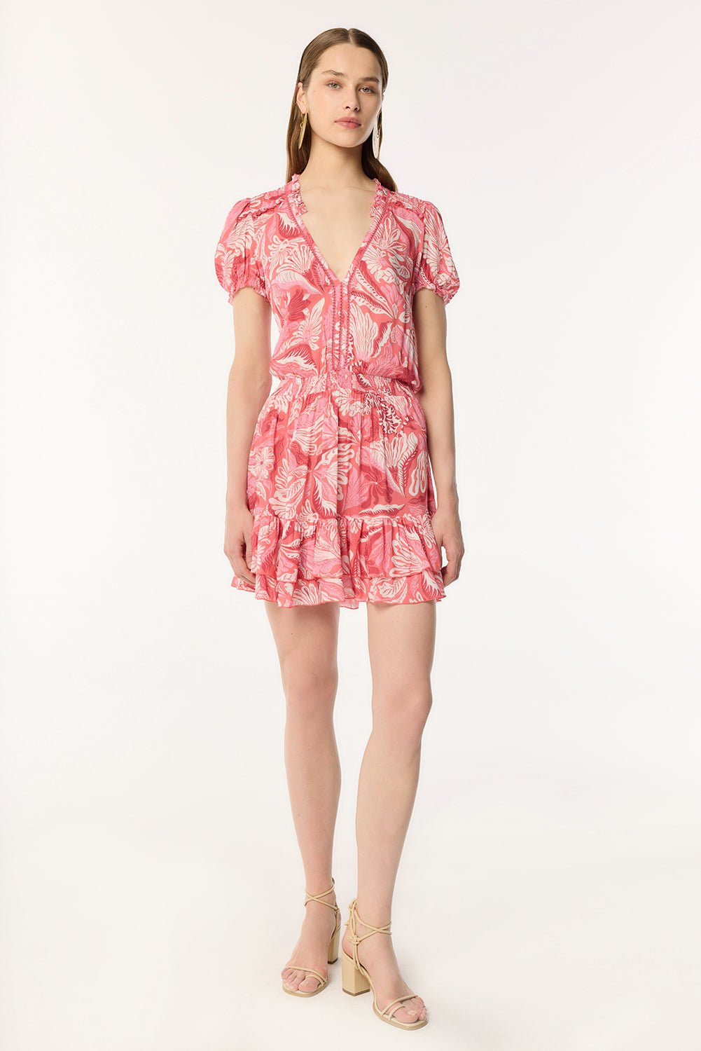 Mini Dress Bibi - Pink Tiger Lily - 2