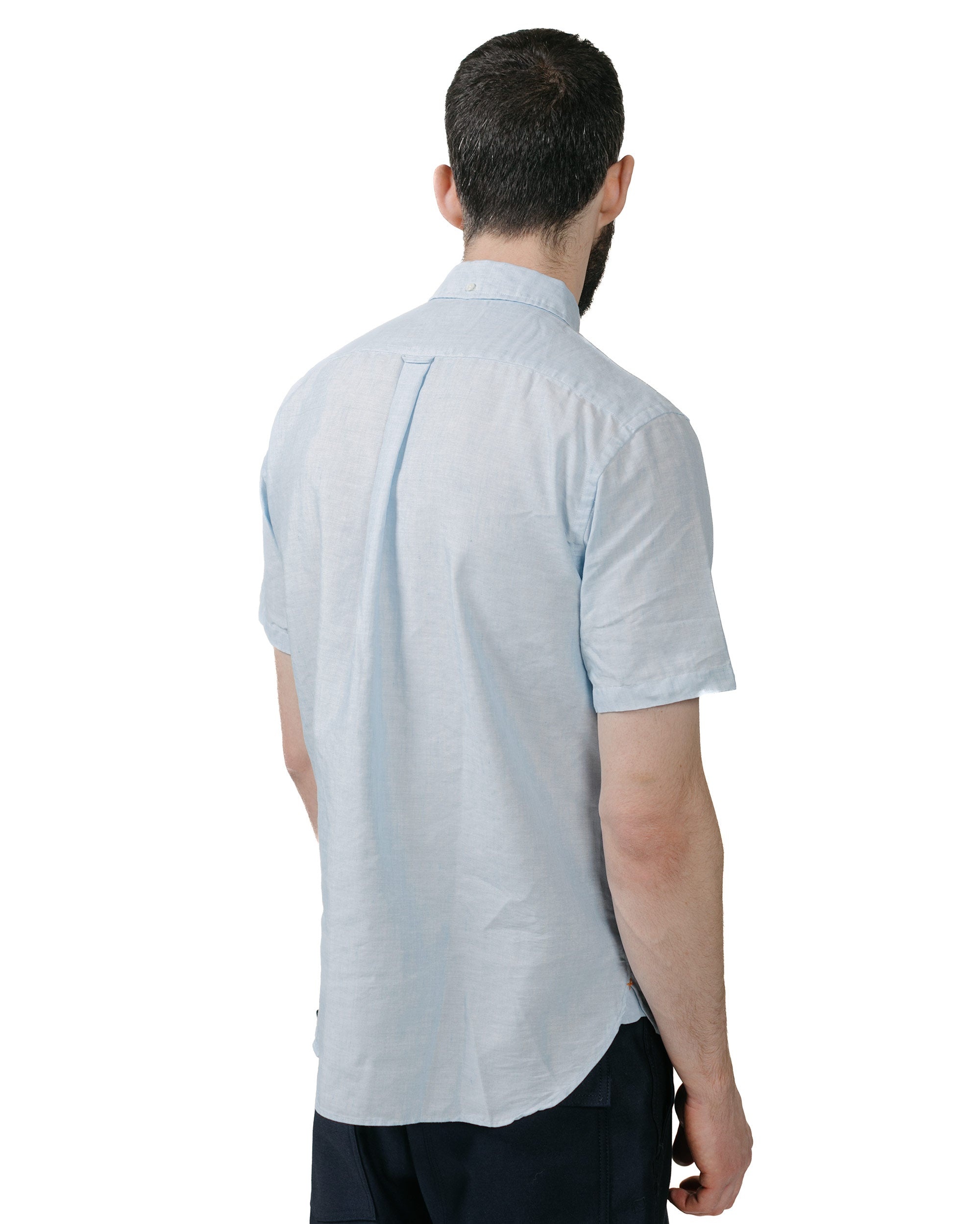 B.D. Short Sleeve COOLMAX® Linen Sax - 3