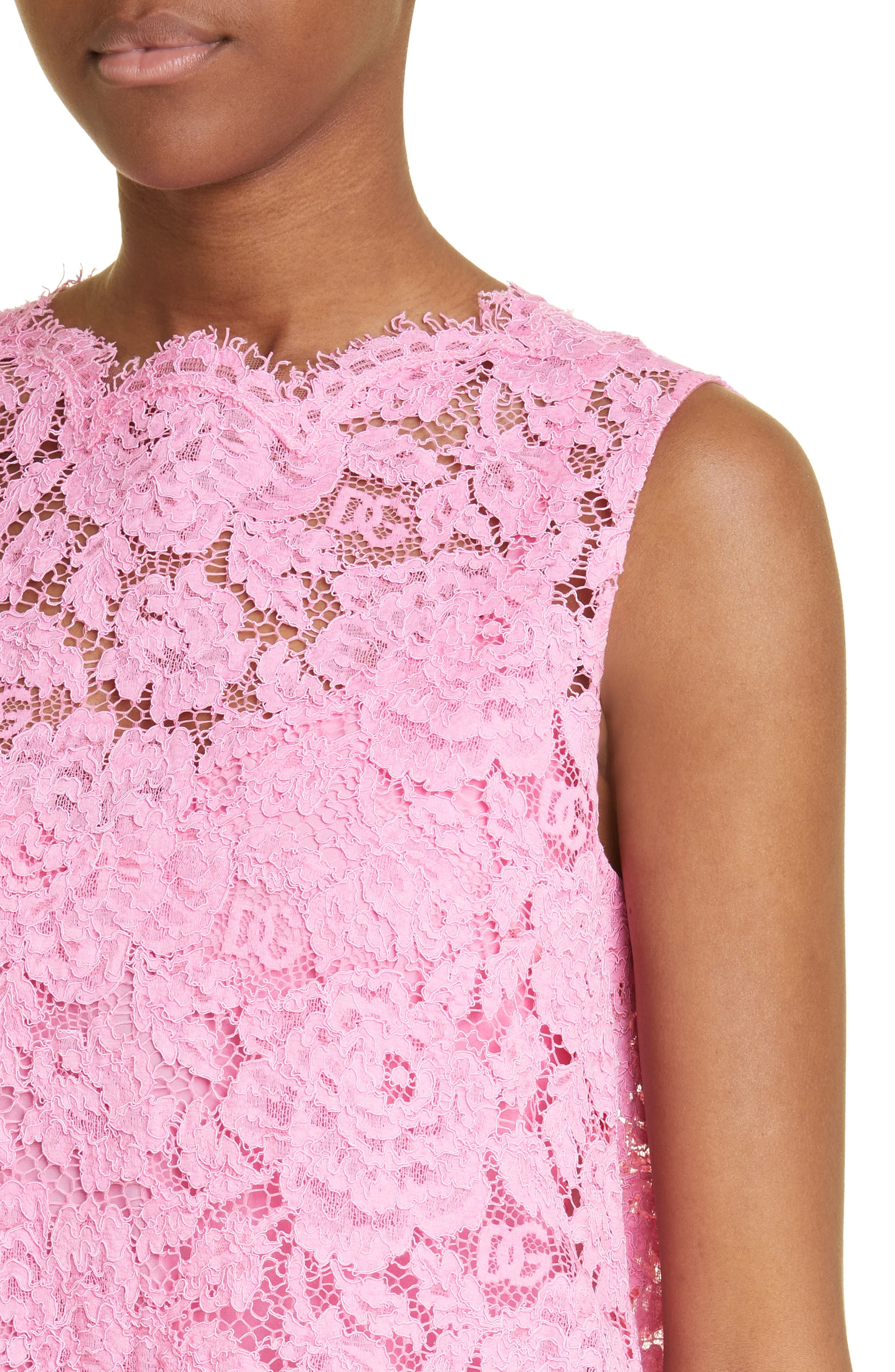 Branded Stretch Lace Top - 5