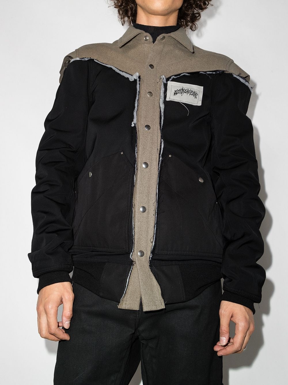 x Swampgod Flight panelled bomber jacket - 2