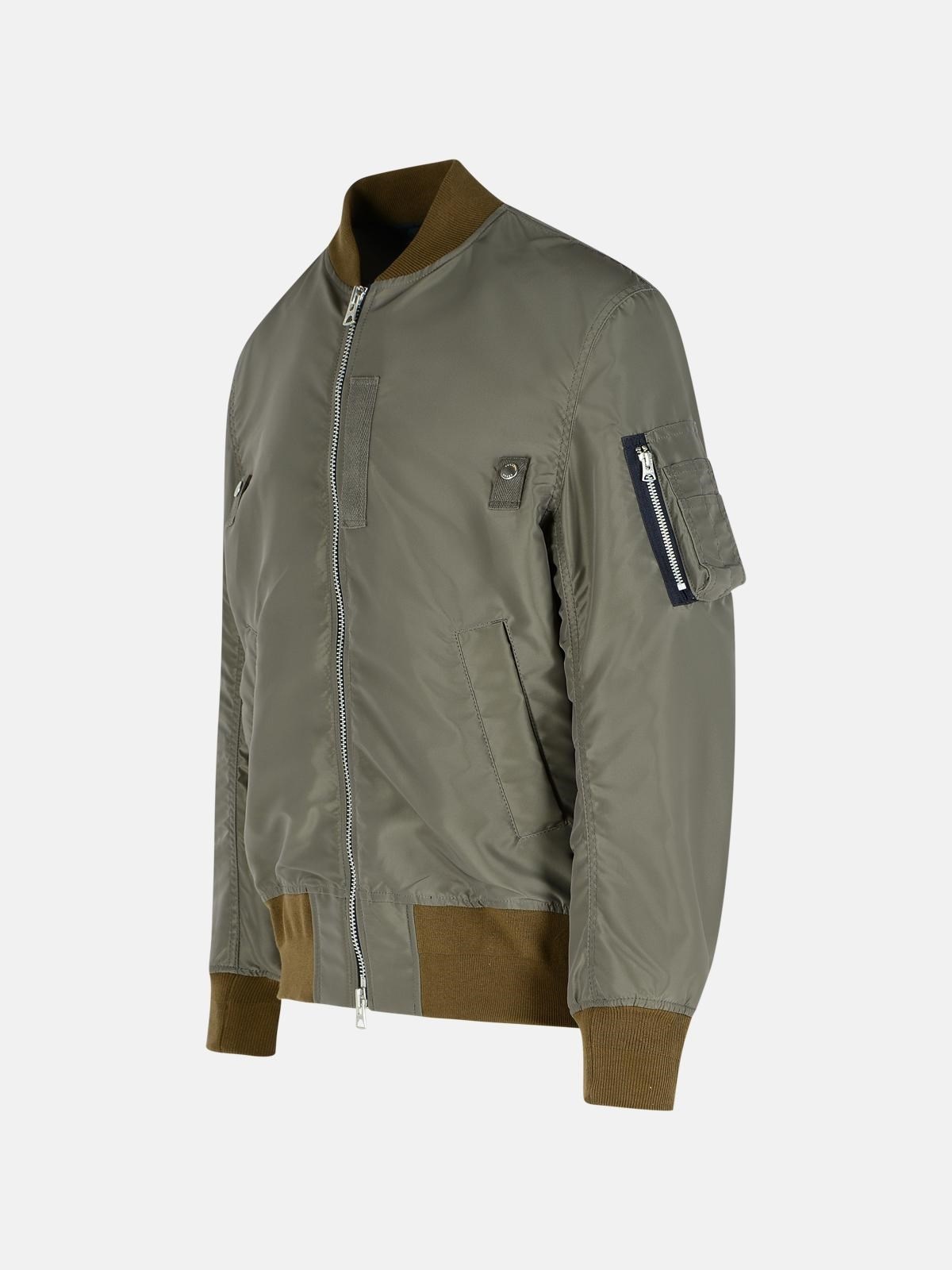'TAUPE' NYLON BOMBER JACKET - 2