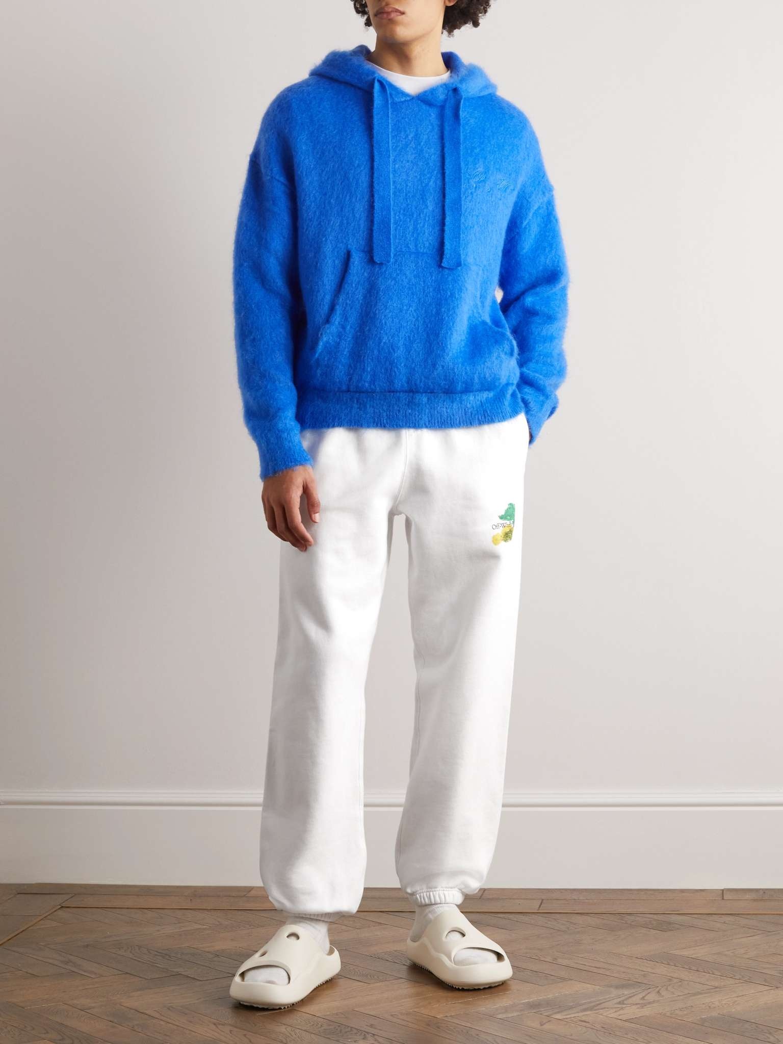 Tapered Printed Cotton-Jersey Sweatpants - 2