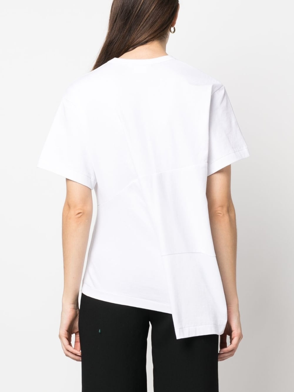 deconstructed short-sleeve cotton T-shirt - 4