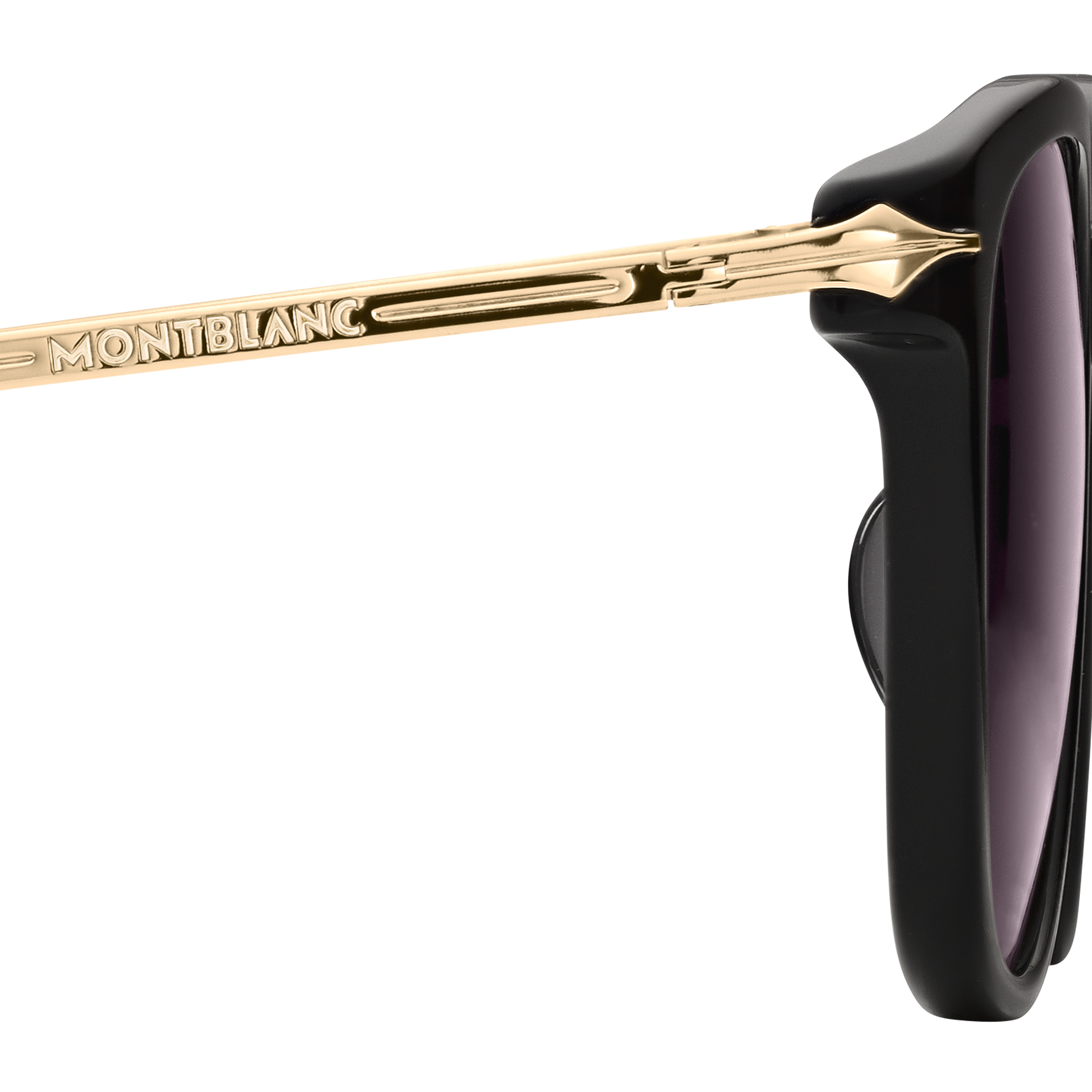 Round Sunglasses with Black Acetate Frame - 6