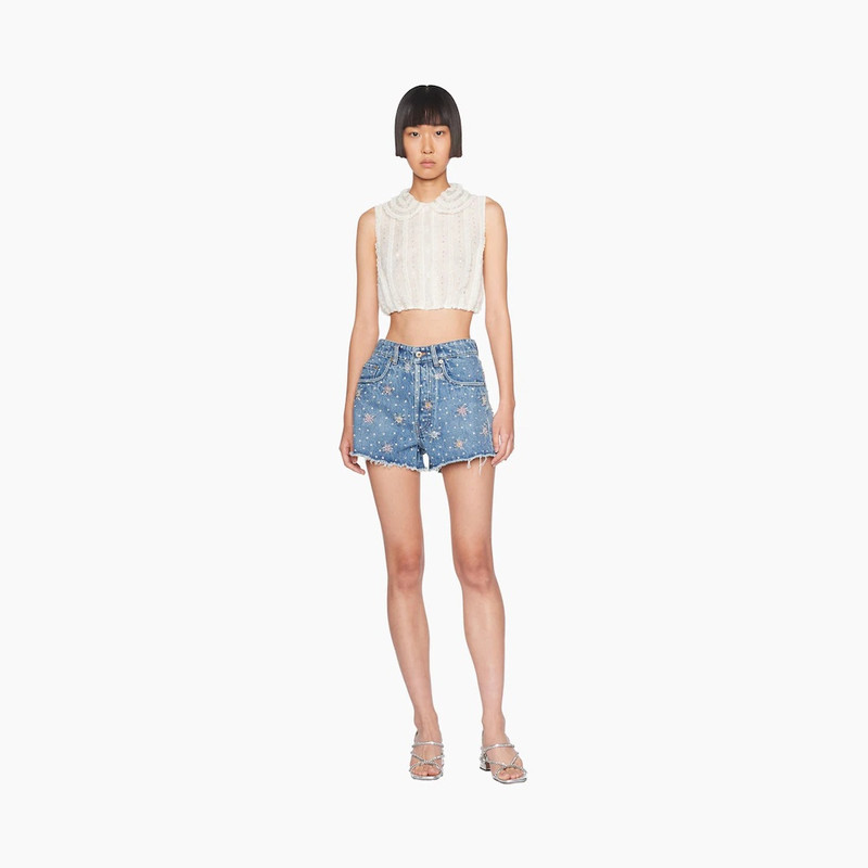 Miu Miu Denim shorts outlook