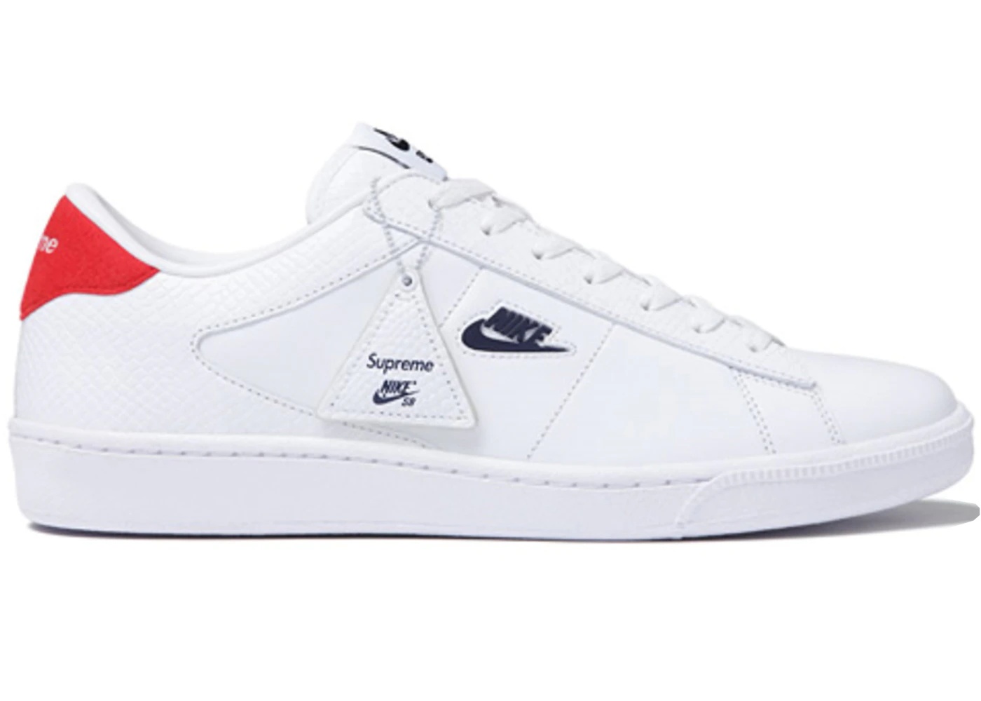 Nike SB Tennis Classic Supreme White - 1