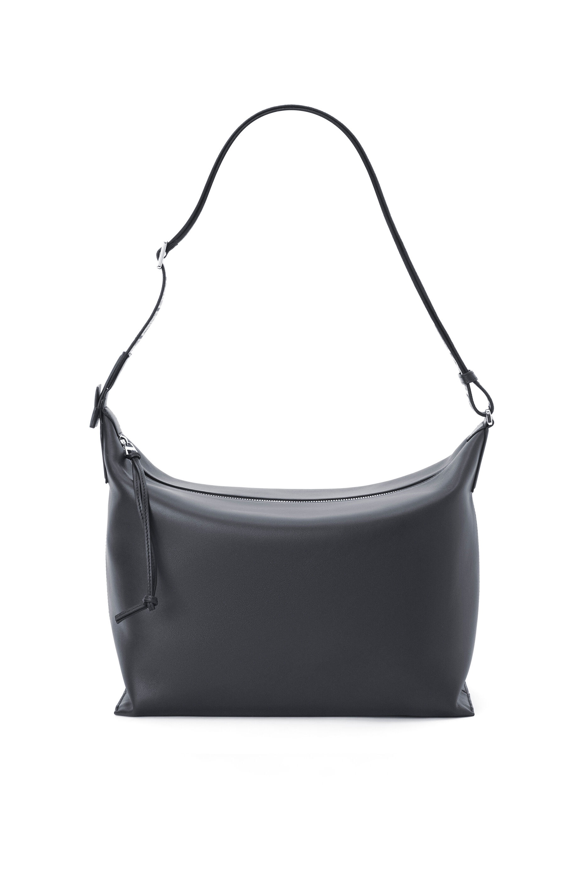 Cubi Crossbody bag in supple smooth calfskin and jacquard - 1