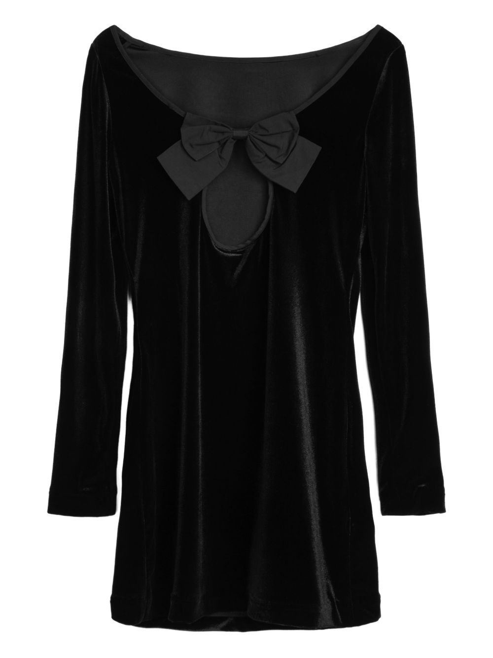 Genevieve velvet off-shoulder dress - 2