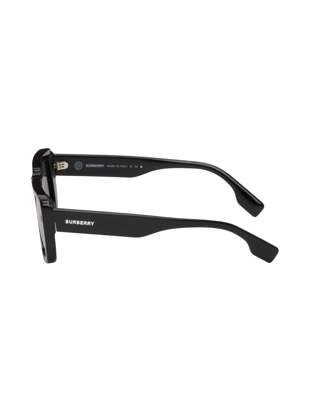 Black Rectangular Sunglasses - 4