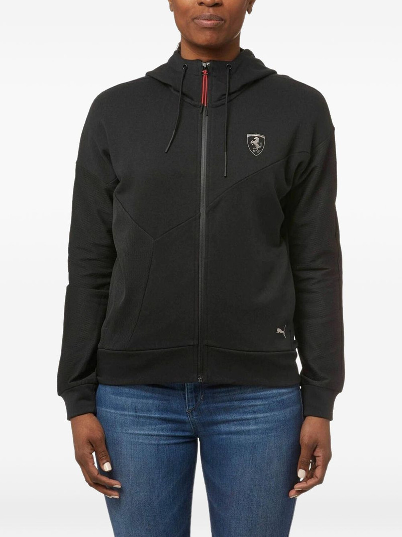 x Ferrari jersey zip-up hoodie 1